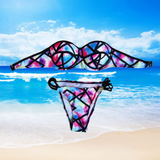 Sexy Printed Triangle Bikini