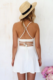 Sexy Sling Two-Piece Halter Dress