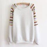 Cute round neck long-sleeved sweater