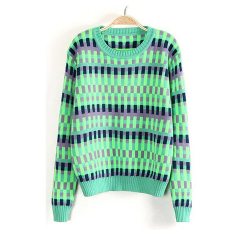 Loose Round Neck Long-Sleeved Sweater