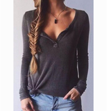 Fashion V-Neck Thin Sweater