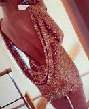Fashion Backless Sequined Dresses