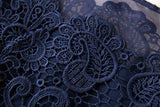 Dark Blue Lace Dress