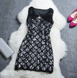 Stylish Beaded Sequined Dress