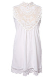 Enchanted White Boho Lace Dress