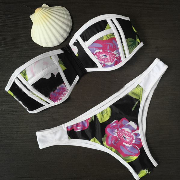 Sexy Printing Bikini Swimsuit – wensoal