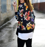 Fashion Printed Long-Sleeved Jacket